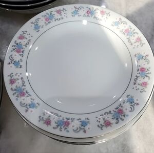 Dynasty Fine China Rapture Pattern Salad Plates Set Of 5